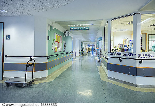 Empty ward in hospital