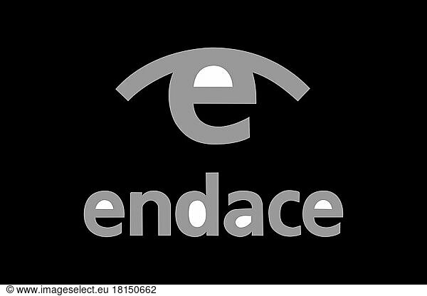 Endace  Logo  Black background