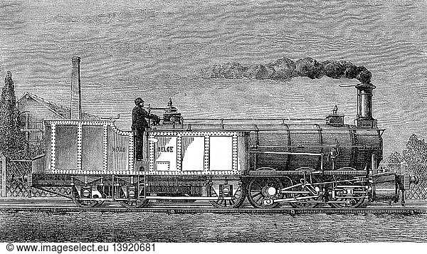 Engerth Articulated Steam Locomotive  1850s