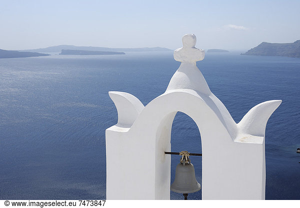entfernt Kykladen Glocke Griechenland Griechische Inseln Oia Ia