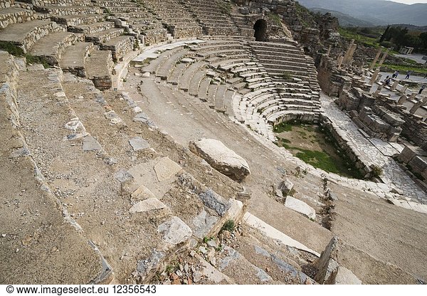 Ephesus Odeon (Bouleuterion),  archaeological ruins,  Ephesus,  UNESCO World Heritage Site,  Selçuk,  Izmir Province,  Ionia Region,  Turkey,  Eurasia.
