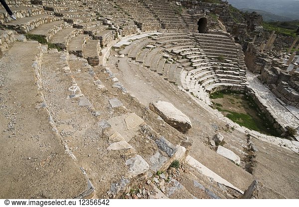Ephesus Odeon (Bouleuterion)  archaeological ruins  Ephesus  UNESCO World Heritage Site  Selçuk  Izmir Province  Ionia Region  Turkey  Eurasia.