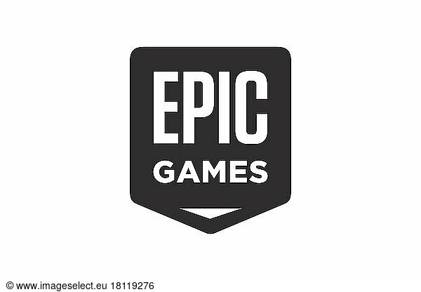 Epic Games  Logo  Weißer Hintergrund