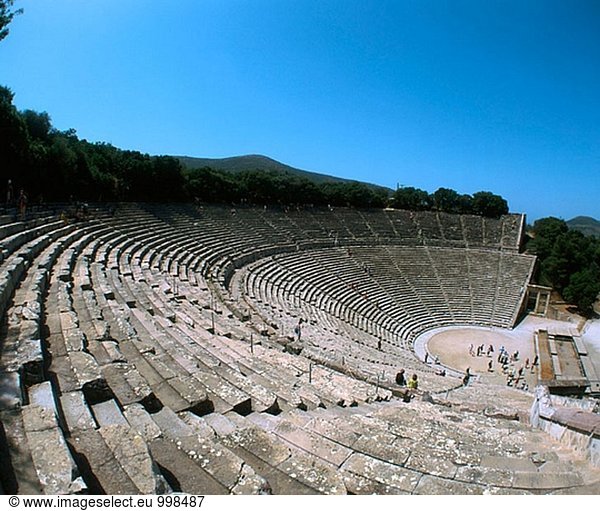 Epidauros Theater. Argolis  Peloponnes. Griechenland
