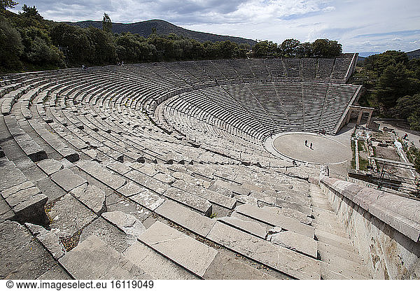 Epidaurus Theater  Peloponnese  Greece.