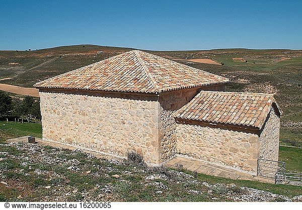 Eremitage San Baudelio de Berlanga  mozarabisch  11. Jahrhundert. Caltojar  Provinz Soria  Kastilien und Leon  Spanien.