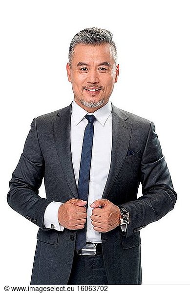 Erfolgreicher Geschäftsmann im mittleren und höheren Alter