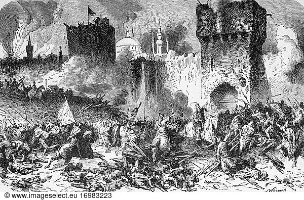 Eroberung von Konstantinopel 1453?  edition lahure 1881.