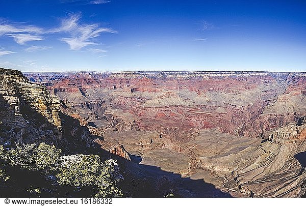 Eroded rock landscape  canyon landscape  Grand Canyon  South Rim  Grand Canyon National Park  Arizona  USA  North America