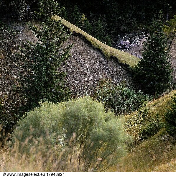 Erosion  Seiseralm Südtirol Italien