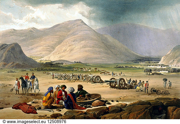 Erster Anglo-Afghanischer Krieg 1838-1842. Künstler: James Atkinson