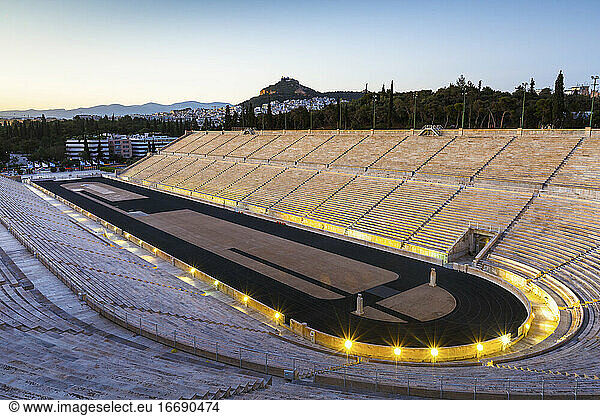 Erstes modernes Olympiastadion in der Stadt Athen  Griechenland.