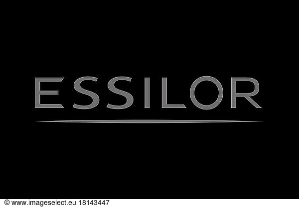 Essilor  Logo  Black background