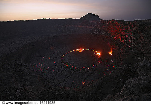 Ethiopia,  Danakil Desert,  Erta Ale volcano