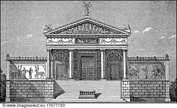 Etruscan Temple Etruscan Temple, Reconstruction, Culture Of The ...