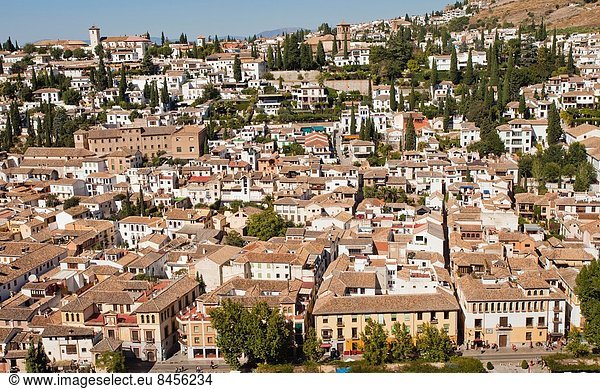 Europa Alhambra Andalusien Granada Spanien