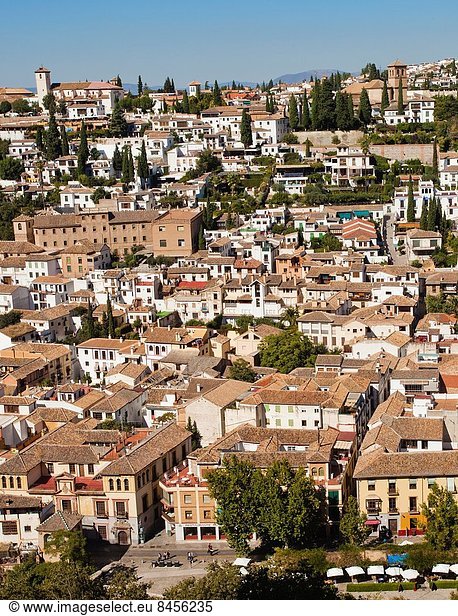 Europa Alhambra Andalusien Granada Spanien