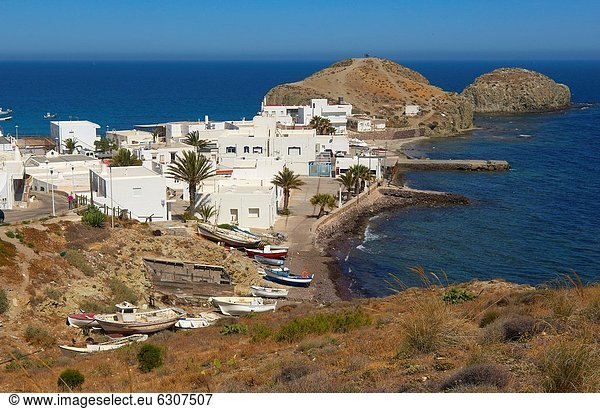 Europa Almeria Fischerdorf Spanien