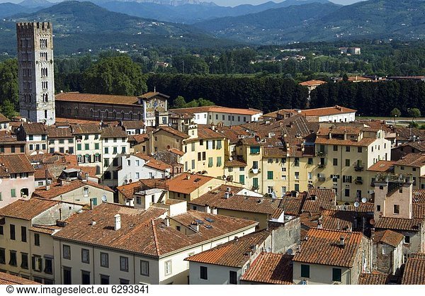 Europa Ansicht Italien Lucca Toskana