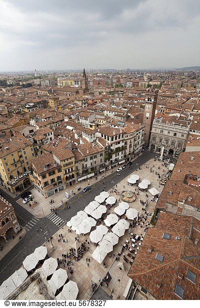 Europa Ansicht Venetien Italien Verona