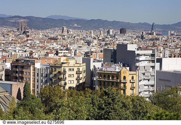 Europa Barcelona Katalonien Spanien