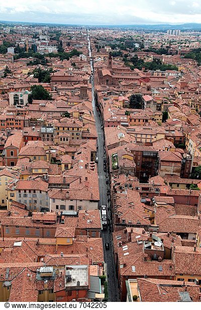 Europa  Emilia-Romangna  Luftbild  Bologna  Italien