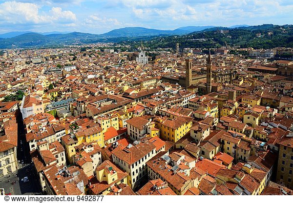Europa Europäische Union EU Ansicht Renaissance Florenz Italien Toskana