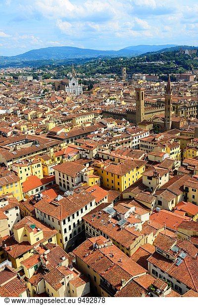 Europa Europäische Union EU Ansicht Renaissance Florenz Italien Toskana
