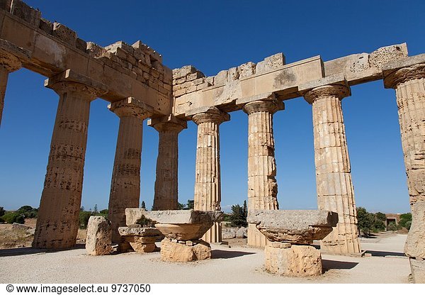 Europa Großstadt Griechenland antik griechisch Italien Selinunte Sizilien