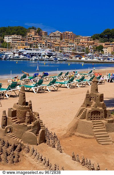 Europa Jachthafen Mallorca Balearen Balearische Inseln Mittelmeer Spanien
