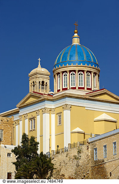 Europa Kirche Heiligtum Griechenland russisch orthodox russisch-orthodox Kykladen Klassisches Konzert Klassik griechisch