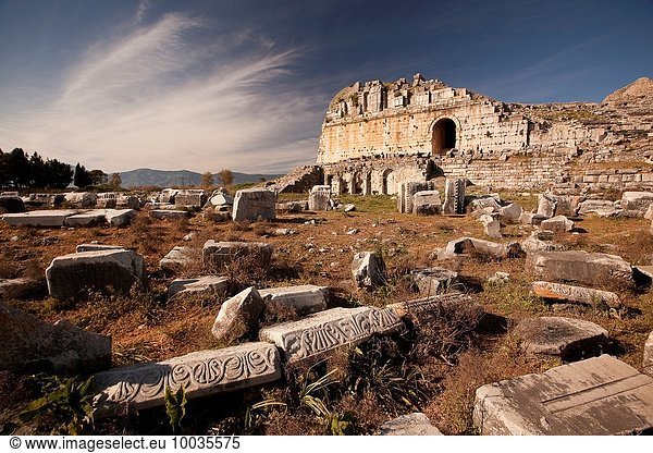 Europa Ruine Ansicht antik Türkei Provinz Aydin