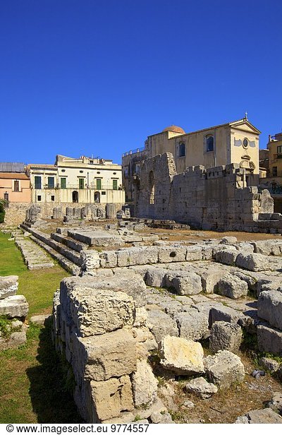 Europa Ruine Italien Sizilien Syrakus