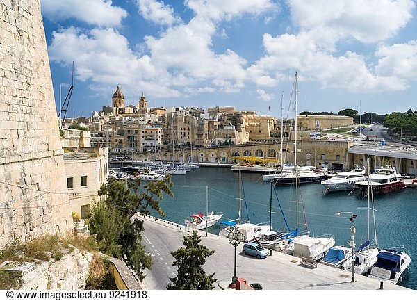 Europa Südeuropa Großstadt 1 3 April Malta Senglea