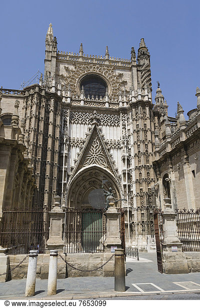 Europa sehen Kathedrale Heiligtum Sevilla Jungfrau Maria Madonna Andalusien Spanien
