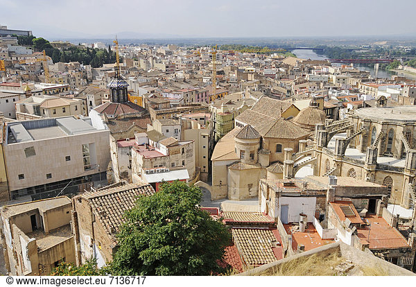 Europa Stadt Ansicht Katalonien Spanien Tarragona Provinz