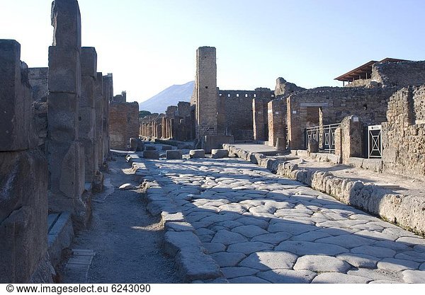 Europa Straße Ruine 1 UNESCO-Welterbe Kampanien Italien römisch