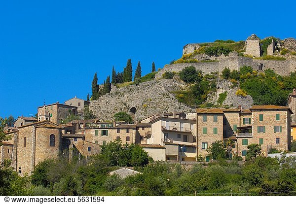 Europa  Tal  UNESCO-Welterbe  Italien  Toskana