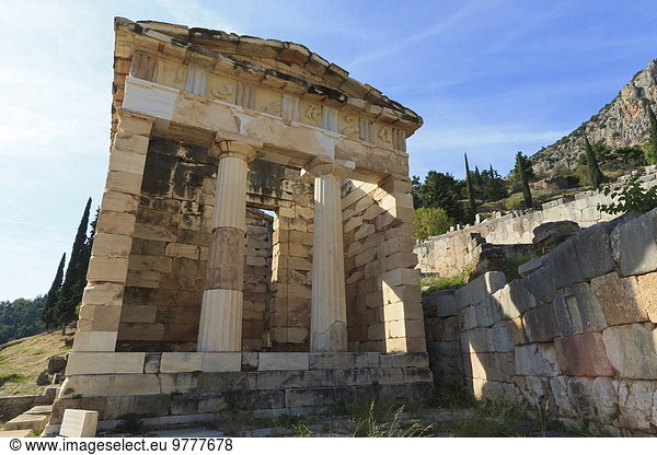Europa UNESCO-Welterbe Delphi Griechenland Peloponnes