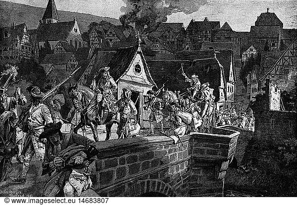 Events Events, Nine Years War 1688 - 1697, Looting French Soldiers In ...