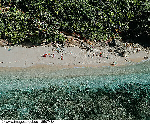 exploring surfing beaches in Bali