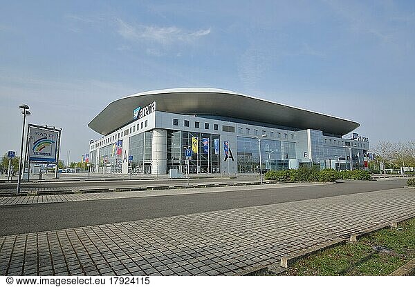 Exterior view of the SAP Arena  Mannheim  Hesse  Germany  Europe