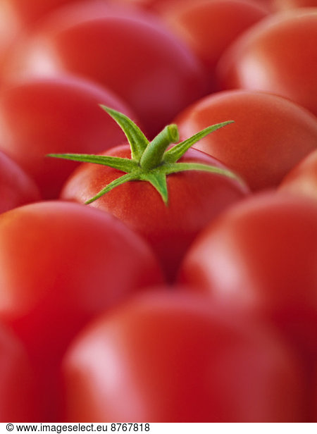 Extreme Nahaufnahme von roten Tomaten