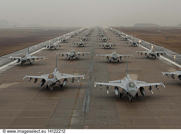F-16 Fighting Falcons  Kunsan Air Base