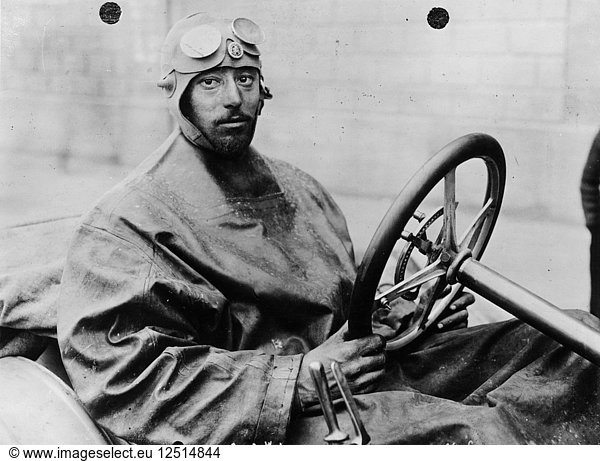 Fahreroutfit für den Grand Prix des Voiturettes  Dieppe  Frankreich  1908. Künstler: Unbekannt