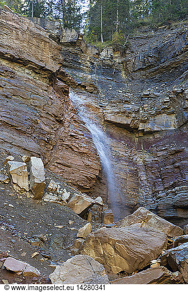 Falls  Geoparc Bletterbach  Aldein  Trentino Alto Adige  Italy