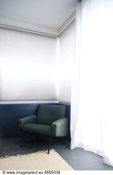 Farbaufnahme Farbe Stuhl Zimmer Beleuchtung Licht