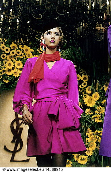 fashion  fashion show  Haute Couture  Paris  Yves Saint Laurent  fall / winter collection 1994 / 1995