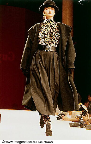 fashion  fashion show  Haute Couture  Paris  Yves Saint Laurent  winter collection 1992 / 1993