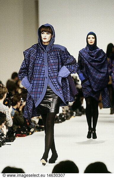 fashion  fashion show  Pret-A-Porter  Paris  Yves Saint Laurent  fall / winter collection 1985 / 1986